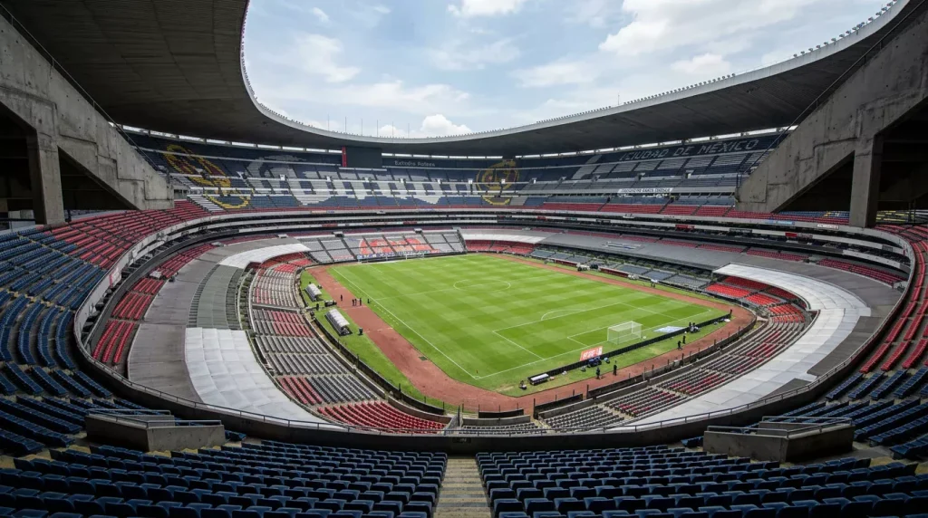 Estadio Azteca í Mexíkóborg sem hýsir opnunarleik HM 2026