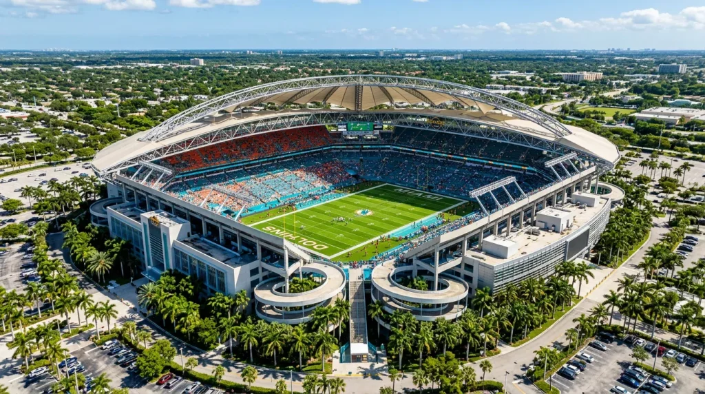 Hard Rock Stadium í Miami sem hýsir HM 2026 leiki