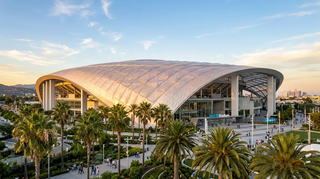 SoFi Stadium í Los Angeles sem hýsir HM 2026 leiki